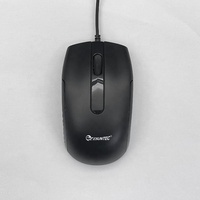 Mouse Ottico USB Cablato M-007U, 3 Pulsanti, Ergonomico 3D con Rotella di Scorrimento per Laptop, Desktop e Ufficio