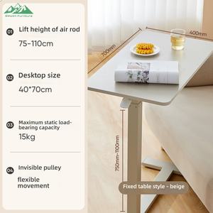 โต๊ะยืนปรับระดับได้ รุ่น Wayon Black Modern พร้อมท็อปโต๊ะปรับเอียงได้ สำหรับวางแล็ปท็อป อ่านหนังสือ และวางกาแฟข้างโซฟา - Product Image 3