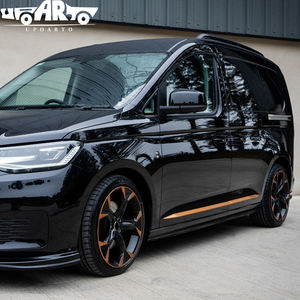 Haosheng nouvellement répertorié jupe latérale extension ABS plastique fait brillant noir voiture côté pare-chocs jupes latérales pour VW Caddy 2021 + - Product Image 5