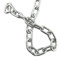 Cadena de acero suave Cadena de eslabones media galvanizada Cadena de eslabones G30