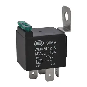 Rơle Ô Tô Mini 4/5 Pin NO/NC Rơle Xe Với Cầu Chì 40A WM629