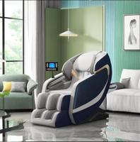 Fauteuil inclinable moderne de luxe en cuir Shiatsu zéro gravité avec pression d'air pour le massage du cou et des pieds