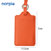 Étiquette de bagage en cuir PU bleu foncé avec rabat gravé au laser pour visites de parcs à thème, support de nom pour bagages, stock mixte