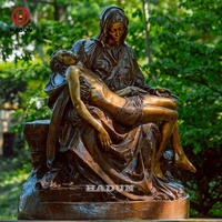 Nouvelles statues de la Vierge Marie en bronze, design moderne, pour églises et jardins