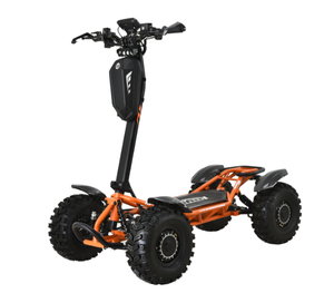 Mini scooter électrique pour l'aventure tout-terrain, utilisation quotidienne, conception à quatre roues, batterie au lithium durable, pliable, complet - Product Image 6