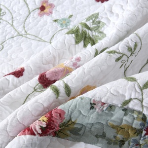 Colchas florales <span class=keywords><strong>de</strong></span> algodón 100%, colchas navideñas con patrones <span class=keywords><strong>de</strong></span> colcha <span class=keywords><strong>de</strong></span> China - Product Image 4