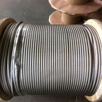 Câble d'embrayage intérieur galvanisé 7x7 1.8mm, câble métallique en acier pour moto
