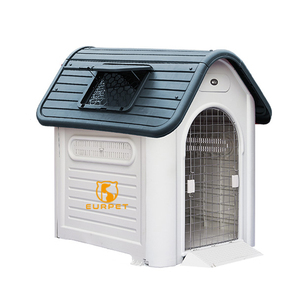 Modern Outdoor Galvanized Metal Cages Indoor Foldable Pet House Bed Waterproof Plastic Kennels For Big Dog For Sale