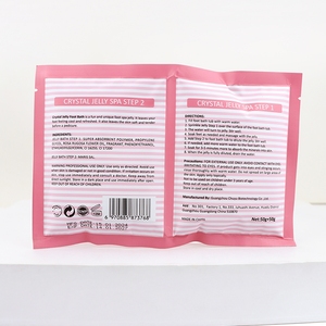 Vendita calda Pedi Pedi confezioni di tè verde vegano cristalli idratanti gelatina Pedicure Spa piedi bagno di Sale ammollo per i piedi Scrub ai piedi - Product Image 4