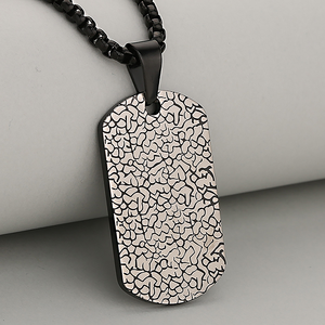 Colgante Unisex Popular para Hombre, Colgante Cuadrado de Acero Inoxidable, Joyería Antideslustre, Colgantes de Moda - Product Image 4