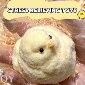 QY mignon moelleux poussin Squishy jouet doux lente augmentation soulagement du Stress sensoriel Fidget Squeeze jouet cadeau - Product Image 2