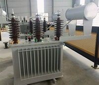 Transformateur triphasé immergé dans l'huile, entrée 35 kV 33 kV, sortie 0,4 kV (400 V) 480 V 10 kV, 50 kVA-2500 kVA, équipement de distribution haute tension