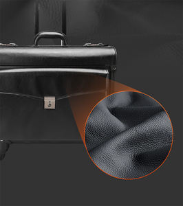 <span class=keywords><strong>Maleta</strong></span> de <span class=keywords><strong>piloto</strong></span> unisex de alta calidad al por mayor, bolsa de vuelo de cuero de negocios, maletín para portátil con 4 <span class=keywords><strong>ruedas</strong></span> giratorias, estuche de embarque OEM ODM - Product Image 5