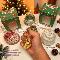 Squishy en caoutchouc Arbre de Noël créatif anti-stress, jouet à presser à rebond lent, décoration de bureau, emballage en boîte, vente en gros