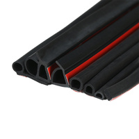 Tira de Sellado Autoadhesiva Semicircular Tipo D, Tira de Espuma de Goma para Sellado de Cajas Eléctricas y Gabinetes