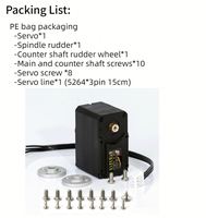 6 Servomotores STS3215 de 7.4V 1/345 para Brazo Robótico SO-ARM100, 19kgcm de Alto Torque, Servomotor Inteligente con Bus TTL FE-URT-1 MOTORS