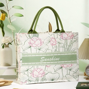 กระเป๋าช้อปปิ้งผ้าแคนวาสคุณภาพสูง ดีไซน์ทันสมัย สำหรับผู้หญิง เป็นมิตรกับสิ่งแวดล้อม - Product Image 3