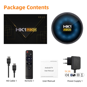 Nuevo Reproductor Multimedia HK1 RBOX W2 con Android 11.0, Amlogic S905W2, Compatible con 4K H.265 <span class=keywords><strong>HEVC</strong></span>, WiFi 2.4G/5.8G, BT4.1, LAN 100M, 802.11.b/g/n - Product Image 1