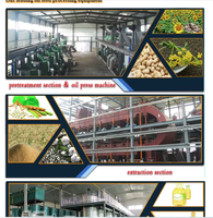 Ligne de production de raffinage d'huile de son de riz à grande échelle, équipement de raffinerie entièrement automatique et continu