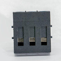 SCED Vente Chaude PBT UL90 V-0 Noir Bornier 3 Pôles CUL CE VDE Haute Qualité Euro Bornier