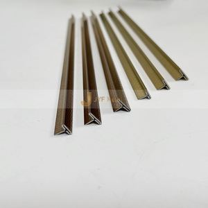 EX269 Échantillon Gratuit Logo OEM Formes Multiples 201 304 Bande Décorative de Sol en Acier Inoxydable Doré pour Bordure de Carrelage - Product Image 5