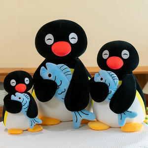 Mignon Pingouin En <span class=keywords><strong>Peluche</strong></span> Jouets Dessin Animé <span class=keywords><strong>Pingu</strong></span> Animaux En <span class=keywords><strong>Peluche</strong></span> Décor À La Maison Enfants Couchage Oreillers En <span class=keywords><strong>Peluche</strong></span> Griffe Poupée Machine Jouet De Noël - Product Image 1