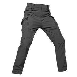Pantalons pour hommes Offre Spéciale Pantalons cargo en polaire imperméable pour hommes Pantalons de travail <span class=keywords><strong>et</strong></span> de randonnée Pantalons thermiques chauds Softshell IX9 - Product Image 1