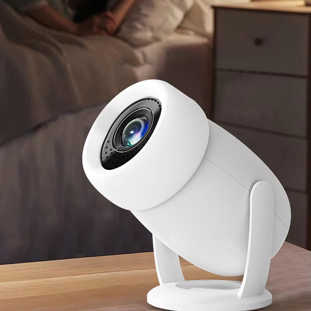 12 Mini Portable Projector with Dual-band WiFi 300 Lumens 1080P for Family Education & Home Theater