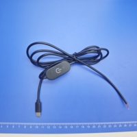 Câble de commutation tactile à gradation 2A 5V Type-C / Faisceau de câbles de contrôle d'éclairage LED 1,5M