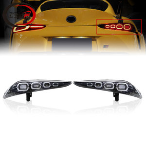 CZJF nueva lámpara trasera LED modificada para <span class=keywords><strong>Toyota</strong></span> <span class=keywords><strong>Supra</strong></span> <span class=keywords><strong>2021</strong></span>-UP luces traseras transparentes luces <span class=keywords><strong>de</strong></span> freno <span class=keywords><strong>de</strong></span> señal <span class=keywords><strong>de</strong></span> giro <span class=keywords><strong>precio</strong></span> <span class=keywords><strong>de</strong></span> fábrica - Product Image 1