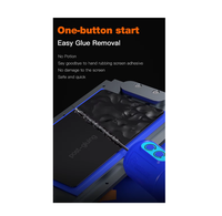 Machine de nettoyage de colle OCA pour écran LCD de téléphone portable MECHANIC IR14 ET avec lampe anti-poussière, outil de réparation de téléphone
