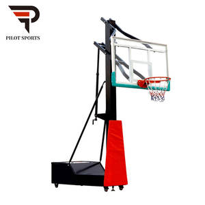 En plein air réglable hauteur <span class=keywords><strong>basket</strong></span>-ball trempé verre stand - Product Image 2