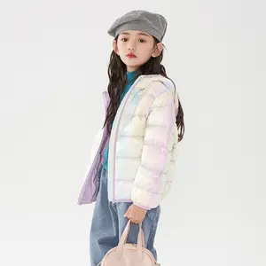 עיצוב מותאם אישית לפעוטות בגדי חורף לתינוקות בנות מעיל ריפוד מעיל קל משקל עם רוכסן