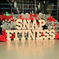 Letras de Canal LED 3D Personalizadas de Fábrica para Aniversarios, Tiendas, Bodas, Empresas - Uso en Exteriores, Alimentación DC/AC, 1 Año de Garantía