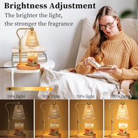 Lampe chauffe-cire non électrique alimentée par USB, taille personnalisée, nouveau cadeau de Noël pour la maison, chambre à coucher, décoration vintage pour la maison, pot parfumé