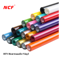 Vente d'usine auto-adhésif presse à chaud transfert vinyle Pu Flex HTV Film résistant à l'eau Durable pour tissu