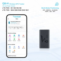 Traceur GPS 4G LTE GSM Mini Aimanté Portable Sans Fil Sans Abonnement, Localisateur pour Voiture Moto Véhicule Tracelink