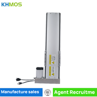 KHMOS HYS135 G2020 Módulo Lineal de Husillo de Bolas de 750mm, Plegable Inferior, Compacto, para Brazo Robótico CNC 3C, Motor Paso a Paso de 50kg