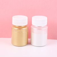 Poudre d'Or Comestible Pigment Mica Ingrédients de Décoration pour Pâtisserie Paillettes Alimentaires Scintillant Corporel en Poudre pour Gâteaux Pigment