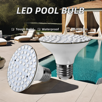 Ampoule LED pour piscine, culot E27, couleur RVB, remplacement de la lumière transparente, étanche IP68, ampoule de sécurité avec vis résistante à l'eau