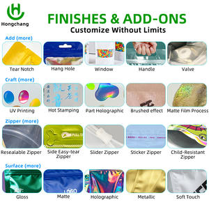 Emballage en sachet debout personnalisé avec logo pour en-cas, noix, amandes, noix de Grenoble, emballage alimentaire sec, impression personnalisée - Product Image 2