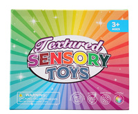 Jouets sensoriels pour enfants, anneaux sensoriels en silicone, anneaux anti-stress pour les doigts, anneaux sensoriels texturés doux, jouets promotionnels