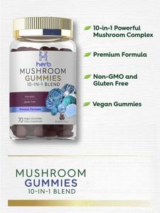 OEM/ODM Private Label Vitamins and <b>Supplement</b> Support Super Mushrooms Extract <b>Lions</b> <b>Mane</b> Gummies for Immune Booster - Product Image 4