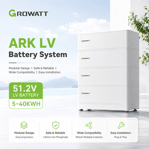 แบตเตอรี่ลิเธียมไอรอนฟอสเฟต GROWATT ความจุสูง สำหรับเก็บพลังงานแสงอาทิตย์ 51.2V 5-25KWh รุ่น ARK สำหรับสำรองไฟบ้าน <span class=keywords><strong>6000</strong></span> รอบการใช้งาน มาตรฐาน IP65 รับประกัน 10 ปี - Product Image 1