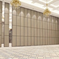 Cloison mobile insonorisée en tissu de 85 mm pour bureau, salle de réunion, séparateur de pièce, type bois/verre personnalisé