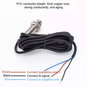 KANE CM30 Flush NPN PNP NO NC LJ M8 M12 M18 M30 1-30mm Tipo de 3 cables Distancia de detección Interruptores de <span class=keywords><strong>sensor</strong></span> de proximidad inductivo de metal - Product Image 6