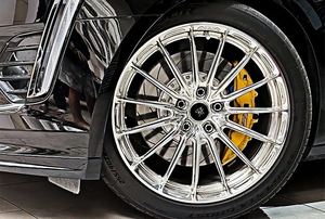 <span class=keywords><strong>ล้อ</strong></span>ปลอม5X108 5X114.3 5X112ขนาด16-24นิ้วลายเสือมีความสุขแบบกำหนดเองล้อปลอมสี<span class=keywords><strong>เงิน</strong></span>สำหรับรถยนต์นั่ง W220 W124 - Product Image 2