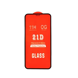 LKG Tempered Glass Screen Protector De Pantalla Realme 5 Infinix Hot 8 Redmi Nite 9 Vidrio Templado 21D For Iphone 14 pro