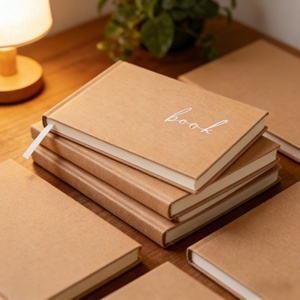Libro degli Ospiti per Funerali con Copertina Personalizzata in Pelle/Tessuto, Rilegatura Rigida con Goffratura Dorata, Libro dei Firme per Celebrazione della Vita - Product Image 1