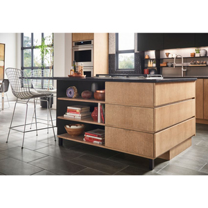 <span class=keywords><strong>Armoire</strong></span> de cuisine en bois de hêtre <span class=keywords><strong>massif</strong></span> avec placage en bois et peinture rouge mat, <span class=keywords><strong>armoire</strong></span> haute - Product Image 3